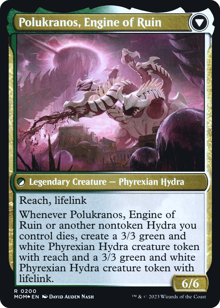 Polukranos Reborn // Polukranos, Engine of Ruin (PRE-200S) - rare - Foil
