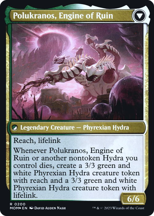 Polukranos Reborn // Polukranos, Engine of Ruin (PRE-200S) - rare - Foil