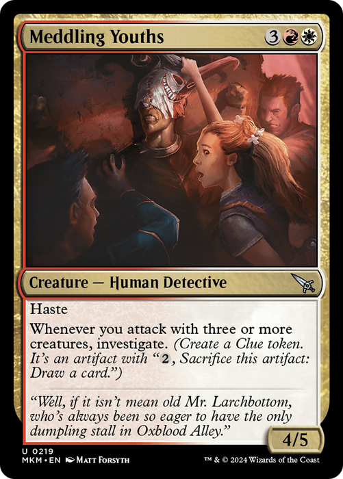 Meddling Youths (MKM-219) - uncommon - Foil