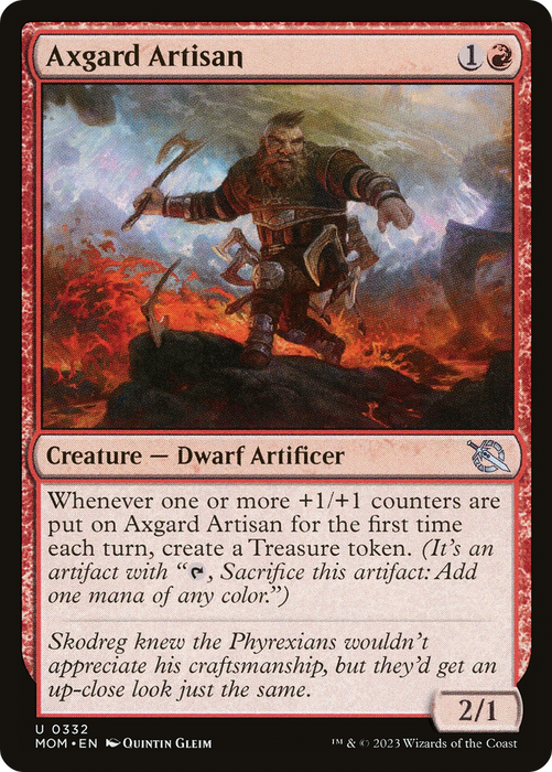 Axgard Artisan (MOM-332) - uncommon - Foil