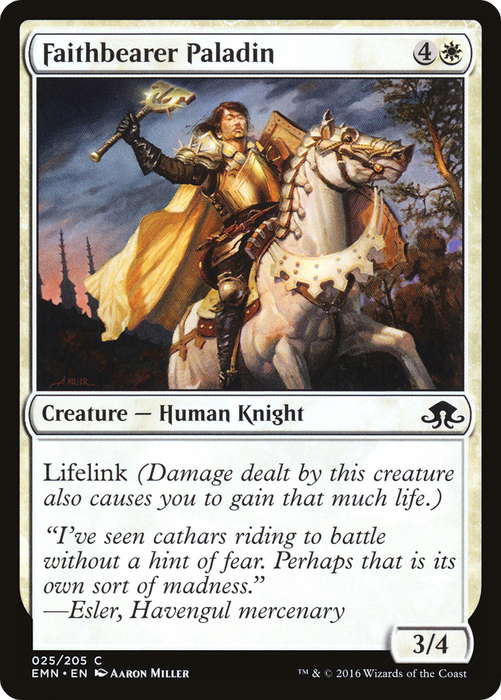 Faithbearer Paladin (EMN-025) - common - Foil