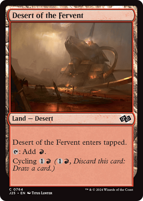 Desert of the Fervent (J25-764) - common