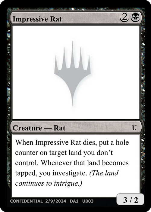 Impressive Rat (UNK-UB03) - uncommon