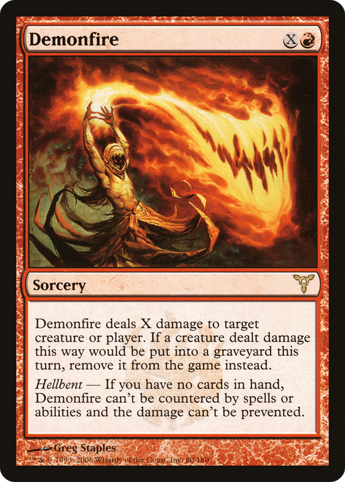 Demonfire (DIS-060) - rare - Foil