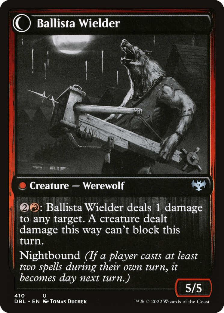 Ballista Watcher // Ballista Wielder (DBL-410) - uncommon: (Double Faced Transform)