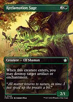 Reclamation Sage (FDN-340) - uncommon (Borderless) - Foil