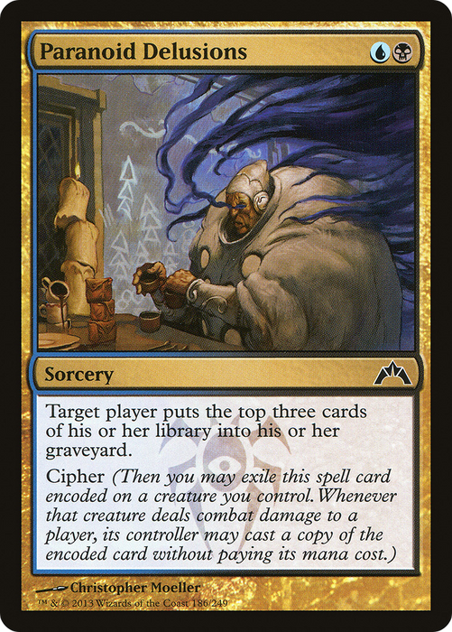 Paranoid Delusions (GTC-186) - common - Foil