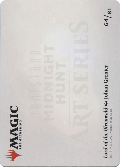 Lord of the Ulvenwald // Lord of the Ulvenwald (AMID-064) - common (Borderless)