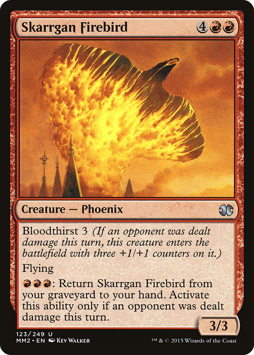 Skarrgan Firebird (MM2-123) - uncommon - Foil