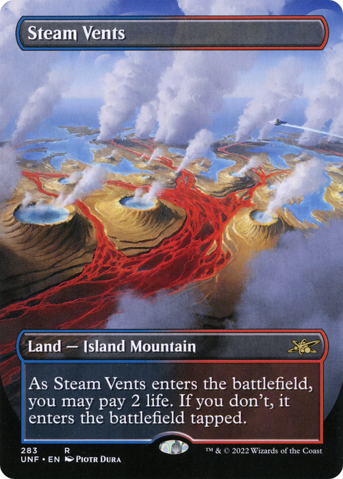 Steam Vents (UNF-283) - rare (Borderless) - Foil