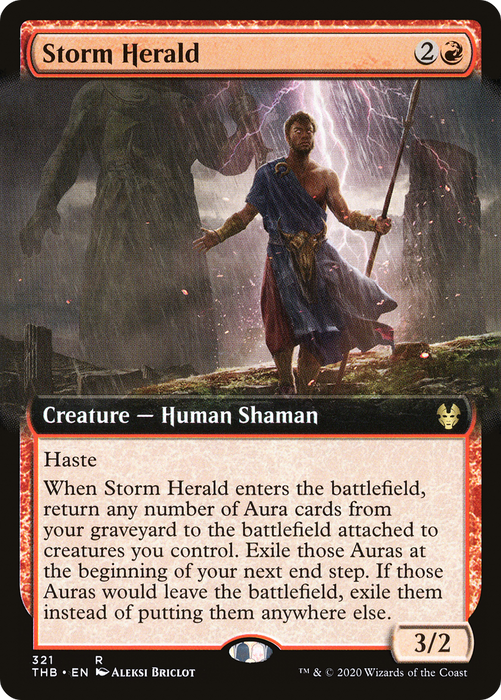 Storm Herald (THB-321) - rare: (Extended Art)