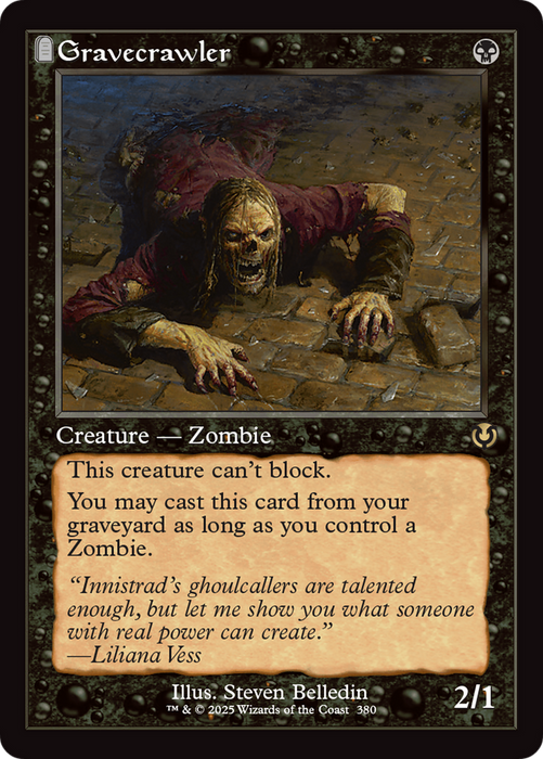 Gravecrawler (INR-380) - rare - Foil