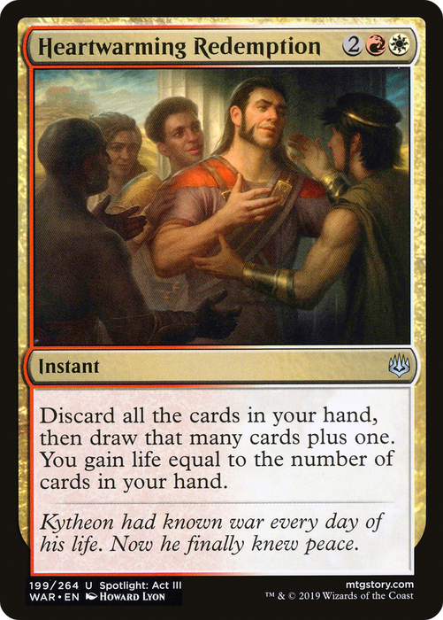 Heartwarming Redemption (WAR-199) - uncommon - Foil