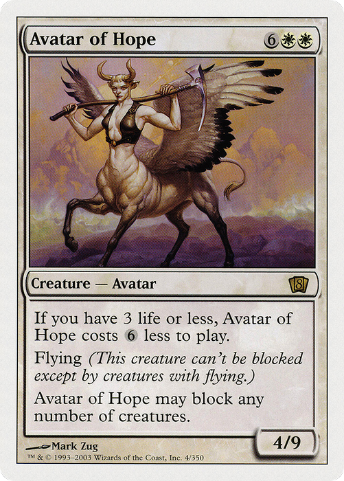 Avatar of Hope (8ED-004) - rare