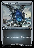 Sapphire Medallion (CMM-614) - rare - Etched Foil