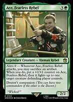 Ace, Fearless Rebel (WHO-703) - rare - Foil