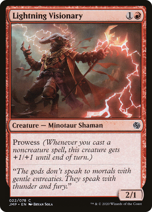 Lightning Visionary (JMP-022) - common