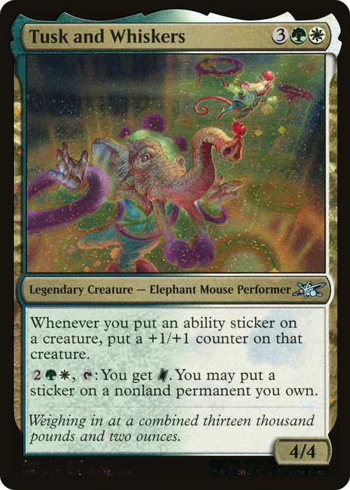 Tusk and Whiskers (UNF-468) - uncommon - Foil