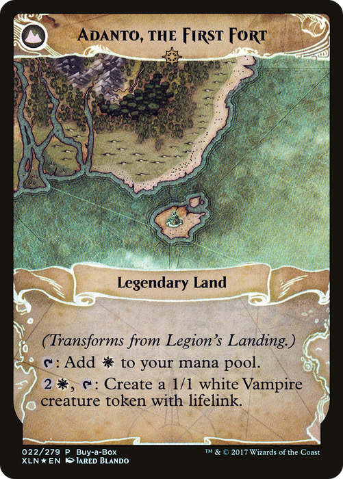 Legion's Landing // Adanto, the First Fort (BABP-022) - rare: (compasslanddfc) - Foil