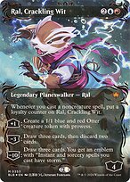 Ral, Crackling Wit (BLB-353) - mythic: (Showcase) (Borderless) - Foil