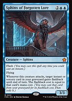 Sphinx of Forgotten Lore (FDN-051) - mythic