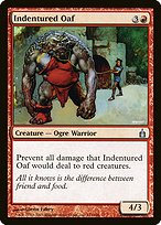 Indentured Oaf (RAV-133) - uncommon - Foil