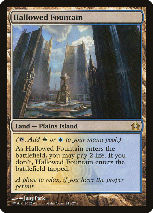 Hallowed Fountain (RTR-241) - rare - Foil