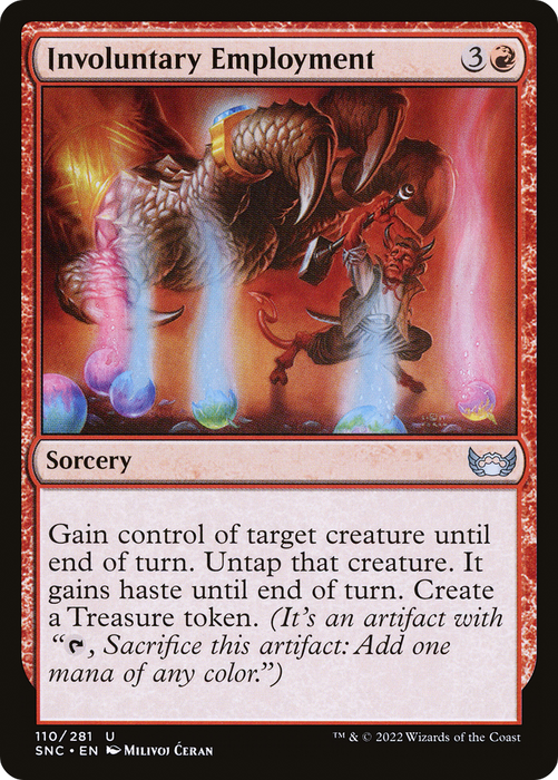 Involuntary Employment (SNC-110) - uncommon - Foil