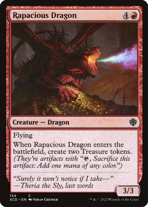 Rapacious Dragon (SCD-154) - common