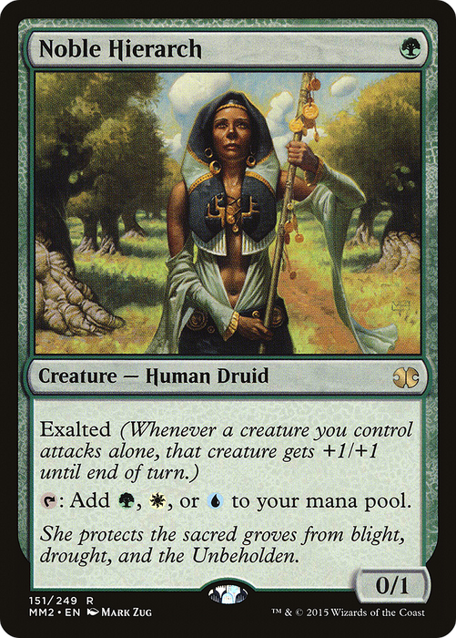 Noble Hierarch (MM2-151) - rare - Foil