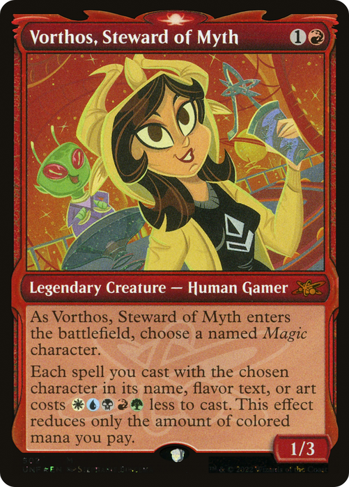 Vorthos, Steward of Myth (UNF-502) - mythic: (Showcase) - Foil