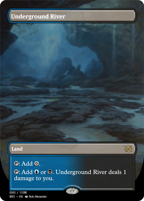 Underground River (PRM-105876) - rare - Foil