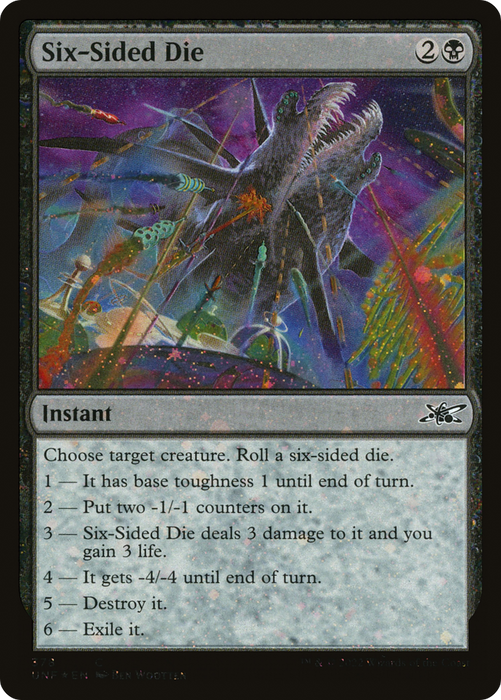 Six-Sided Die (UNF-378) - common - Foil