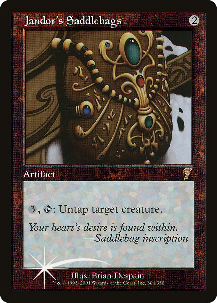 Jandor's Saddlebags (7ED-304★) - rare - Foil