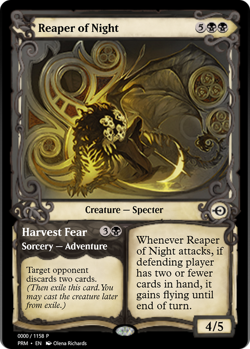 Reaper of Night // Harvest Fear (PRM-78770) - common - Foil