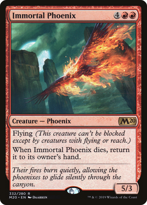 Immortal Phoenix (M20-332) - rare