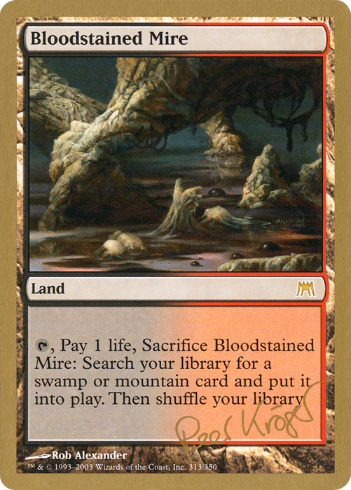 Bloodstained Mire (WCD-PK313) - rare