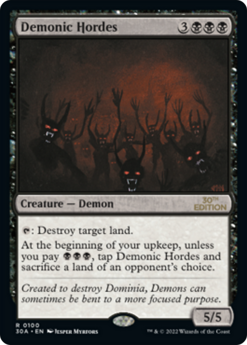 Demonic Hordes (30A-100) - rare