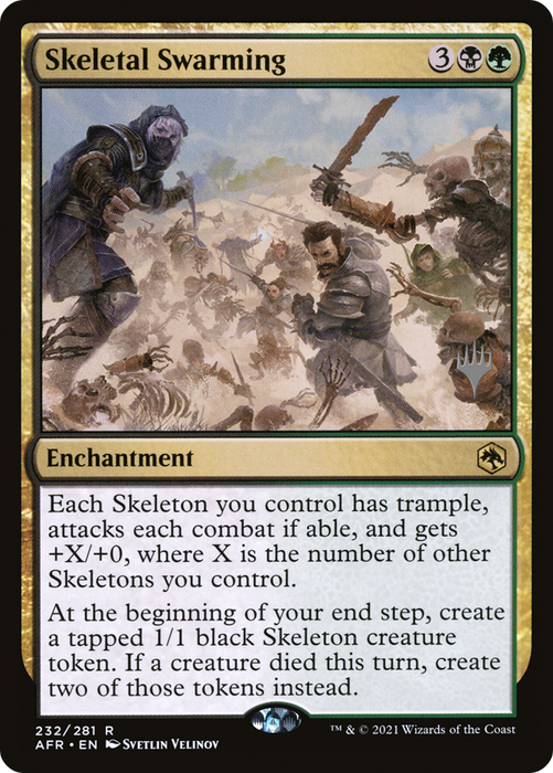 Skeletal Swarming (PPAFR-232P) - rare - Foil