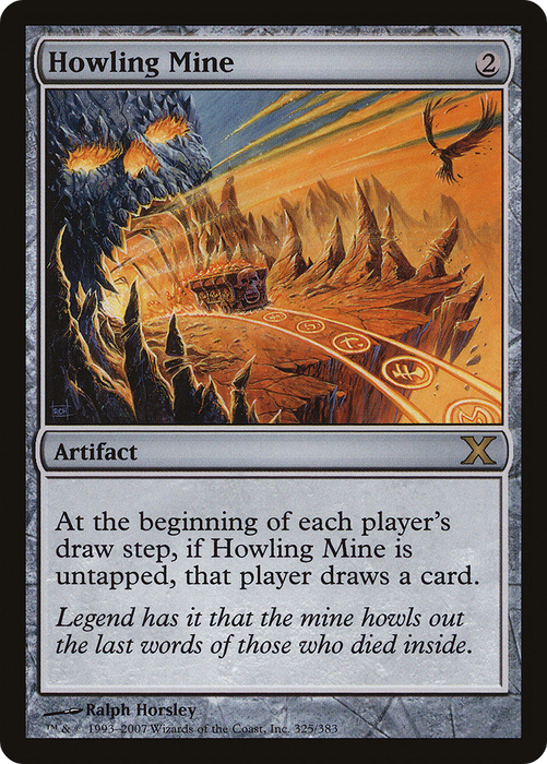 Howling Mine (10E-325) - rare - Foil