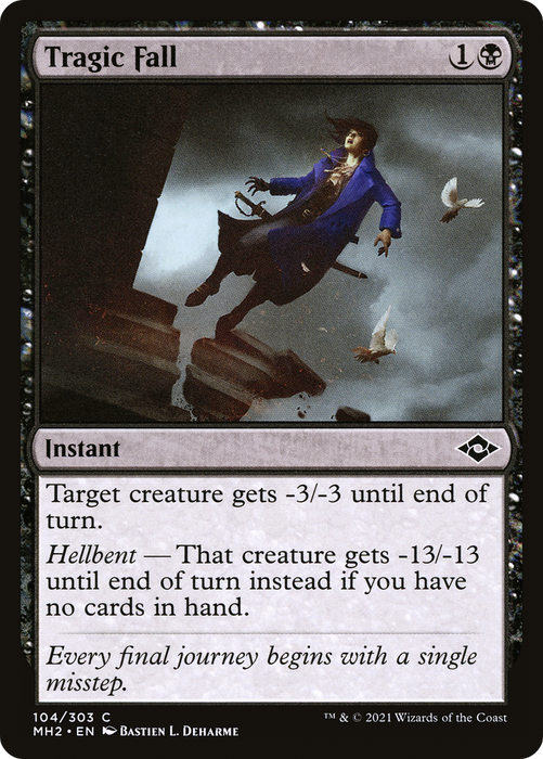 Tragic Fall (MH2-104) - common - Foil