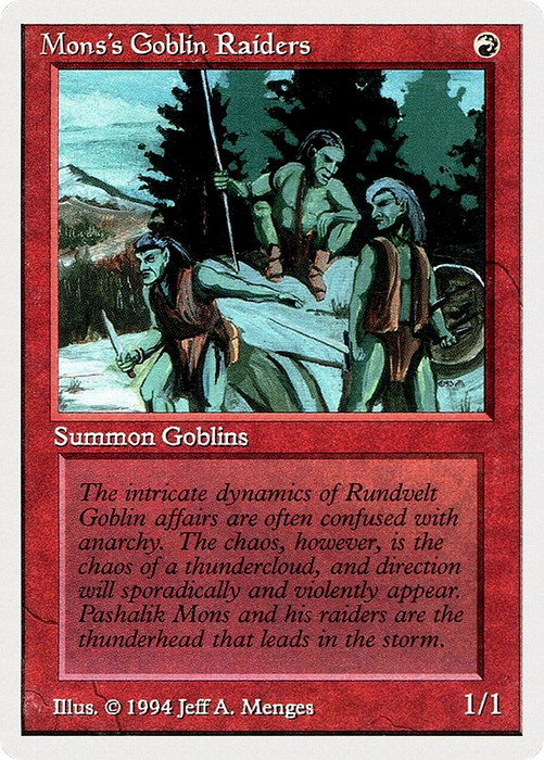 Mons's Goblin Raiders (SUM-167) - common