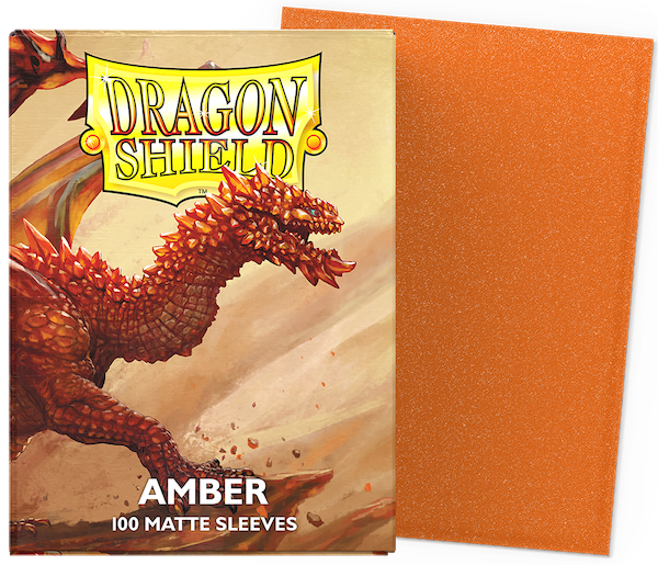 Protecteurs de cartes: Dragon Shield Standard 100ct - Amber (Matte)