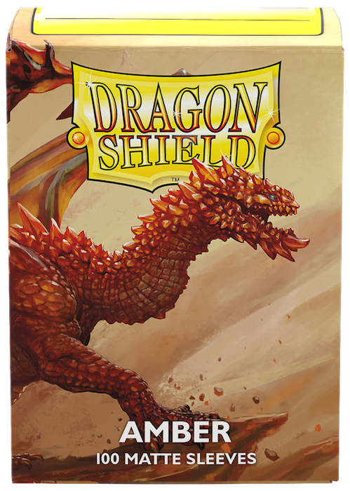 Protecteurs de cartes: Dragon Shield Standard 100ct - Amber (Matte)
