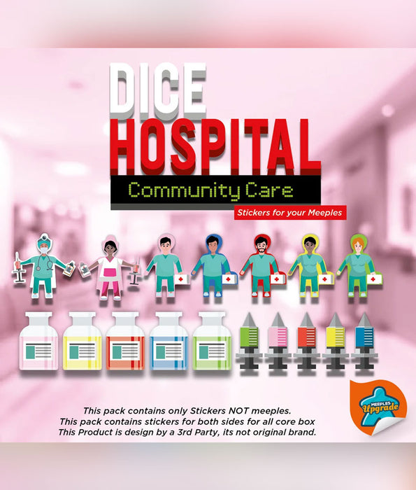 Stickers: Dice Hospital - Community Care