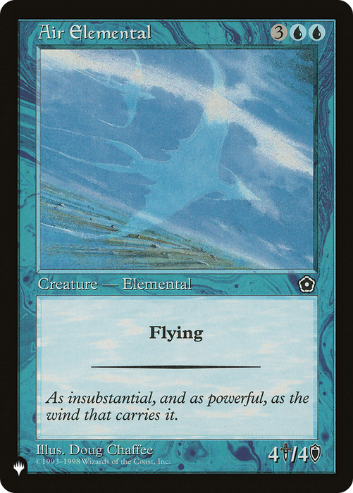 Air Elemental (LIST-P02-31) - uncommon