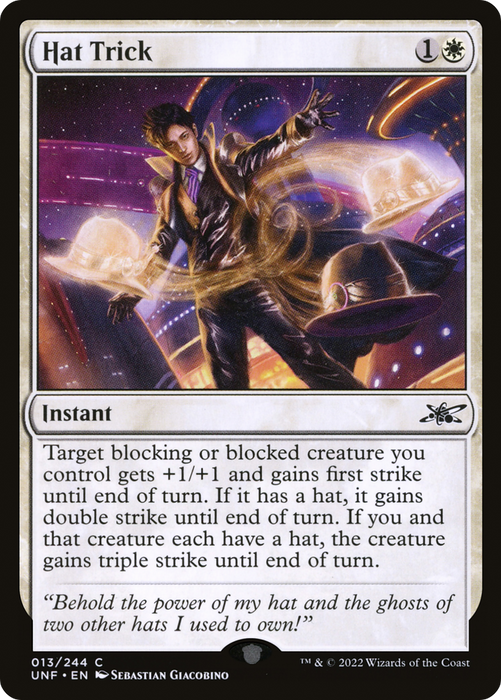 Hat Trick (UNF-013) - common - Foil