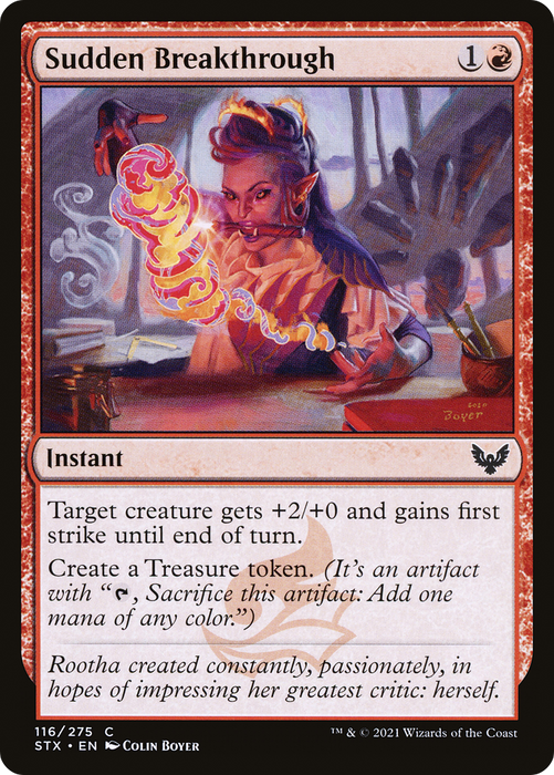 Sudden Breakthrough (STX-116) - common