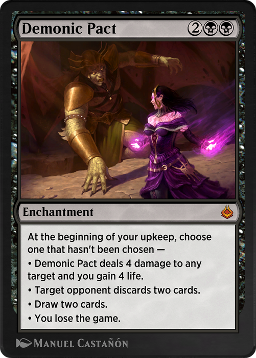 Demonic Pact (AKR-099) - mythic