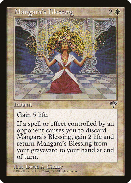 Mangara's Blessing (MIR-025) - uncommon